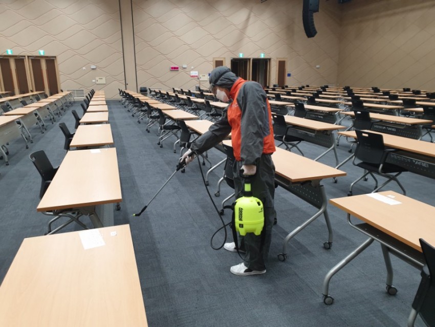 부산항보안공사 채용 시험에 맞춰 부산항국제여객터미널 코로나19소독하기 ~~ 부산항보안공사 채용 시험에 맞춰 부산항국제여객터미널 코로나19소독하기 ~~