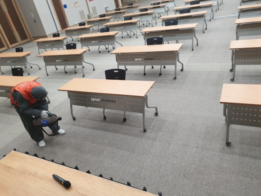 부산항보안공사 채용 시험에 맞춰 부산항국제여객터미널 코로나19소독하기 ~~ 부산항보안공사 채용 시험에 맞춰 부산항국제여객터미널 코로나19소독하기 ~~
